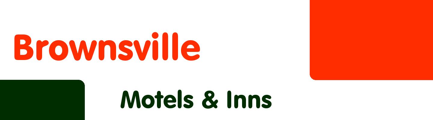 Best motels & inns in Brownsville - Rating & Reviews